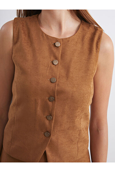 LC Waikiki Soulifebrown Crew Neck Women's Vest
