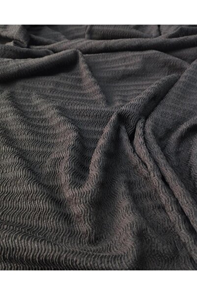 Kumaş Parça Țesătură din jerseu îmbrăcată în culoarea neagră (lățime 145 cm x...