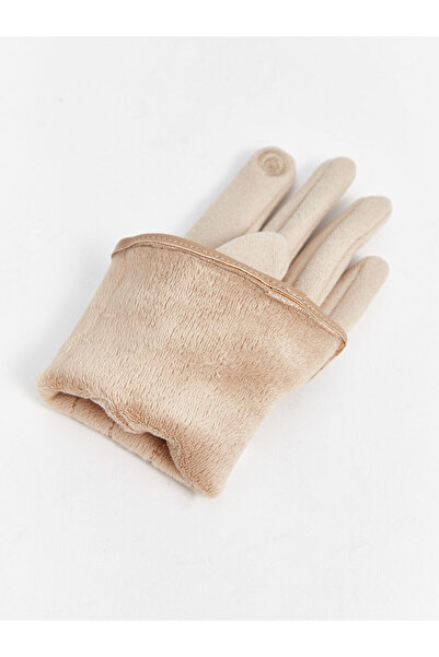 LC Waikiki Lcw Accessories Ecru Basic Women's Gloves