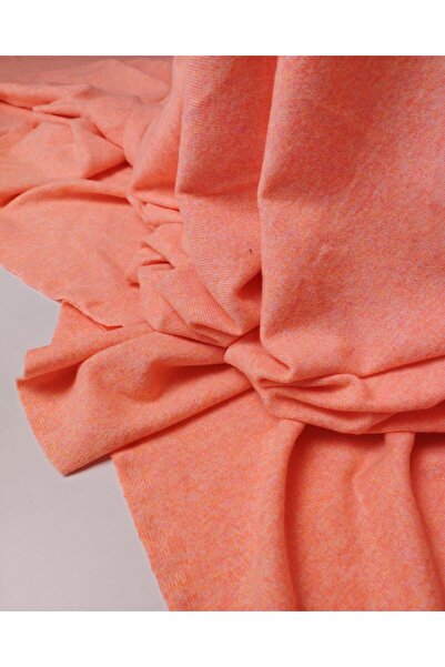 Kumaş Parça Неоново-помаранчева м'яка трикотажна тканина (ширина 140 см x дов...