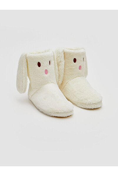 LC Waikiki Tavşan Figürlü Pelüş Kadın Ev Botu Panduf