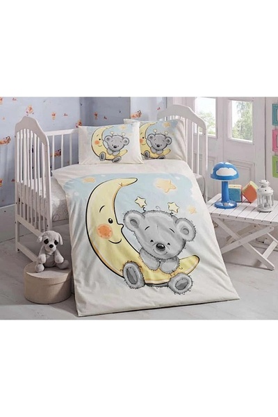 MİLAYS LİFE HOME COLLECTİON طقم غطاء لحاف عالي الجودة ومنقوش للأطفال مصنوع من...