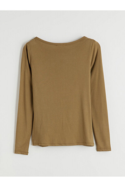 LC Waikiki Peak Yeni Sezon Dökümlü Yaka Büzgülü Bluz