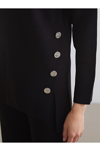 LC Waikiki İzr New Season Crew Neck Oversize Women's Knitwear Sweater