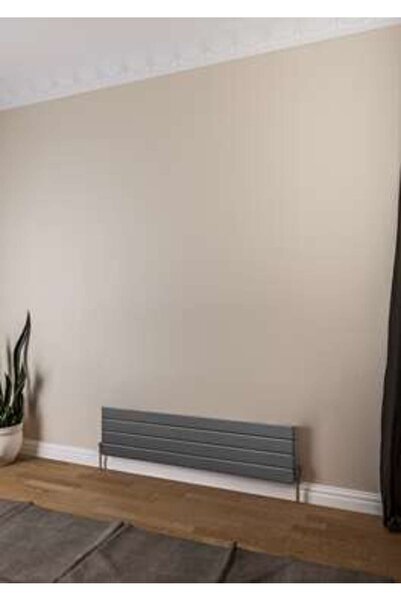 WARMA Teos Yatay Çelik Radyatör 1200x295 Pütürlü Antrasit (7946)