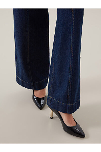 LC Waikiki Özmarka Yeni Sezon Deri Görünümlü Kadın Topuklu Ayakkabı