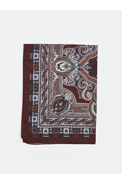 LC Waikiki Brown Patterned Women's Shawl