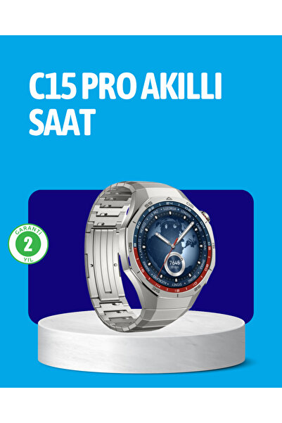 FTA TİCARET Dayanıklı Kordonlu Şarjlı Akıllı Saat