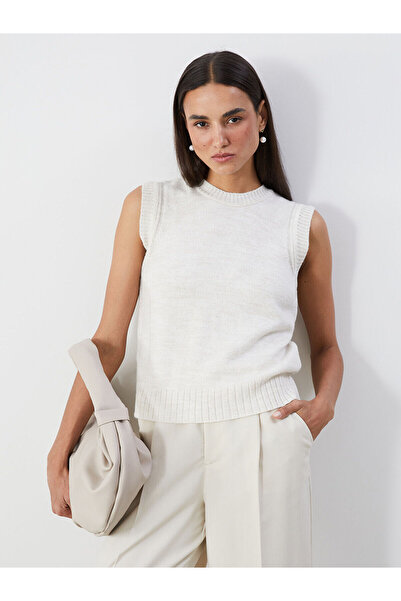 LC Waikiki Damen-Strickpullover mit Rundhalsausschnitt – S5LU67Z8