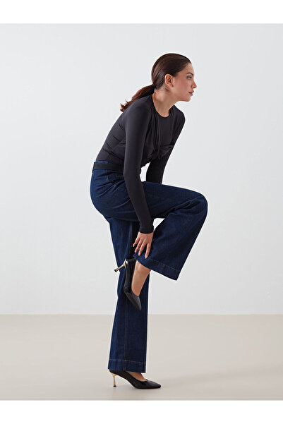 LC Waikiki Özmarka Yeni Sezon Deri Görünümlü Kadın Topuklu Ayakkabı