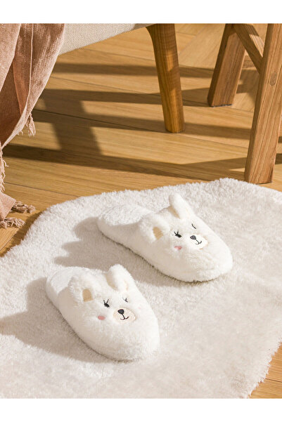 LC Waikiki Γυναικείες παντόφλες σπιτιού LCW STEPS βελούδινες