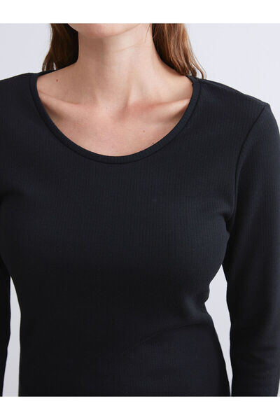 LC Waikiki Black Crew Neck Women's Athlete