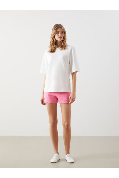 LC Waikiki شورت نسائي من Peak New Season بخصر مطاطي