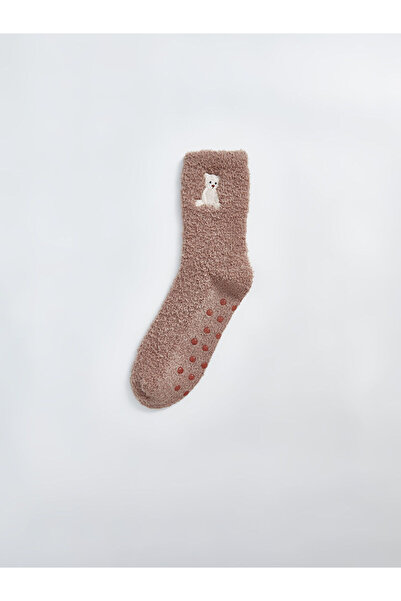 LC Waikiki Desenli Kadın Ev Çorabı