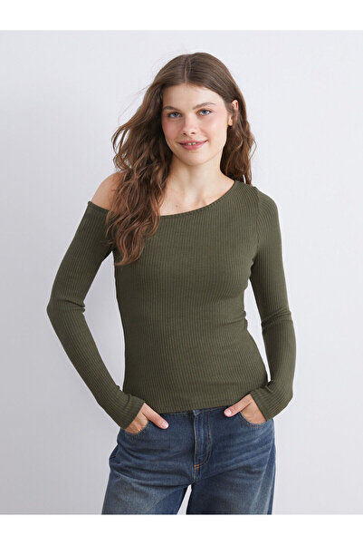 LC Waikiki Γυναικείο κορμάκι με υφή καγιάκ