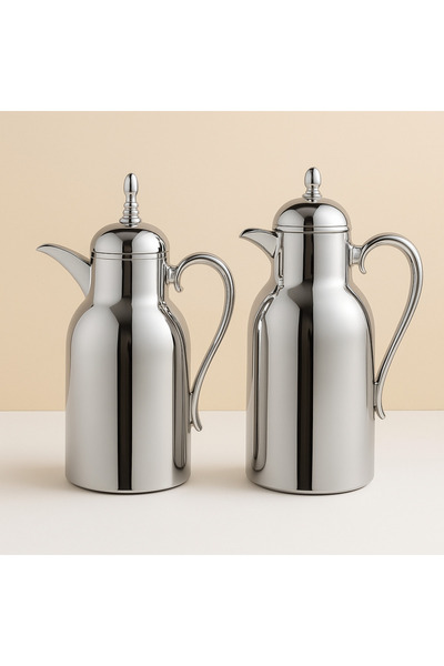 Generic A set of thermoses for tea and coffee with an elegant and modern design, size 1/0.7 liters