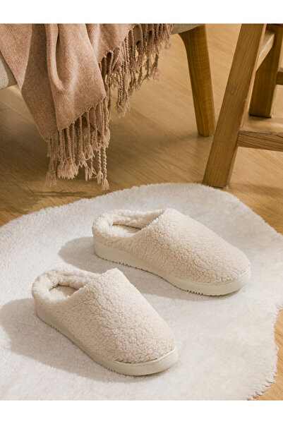 LC Waikiki Alita City Lcw Steps Beige Women's House Slippers with a Difference