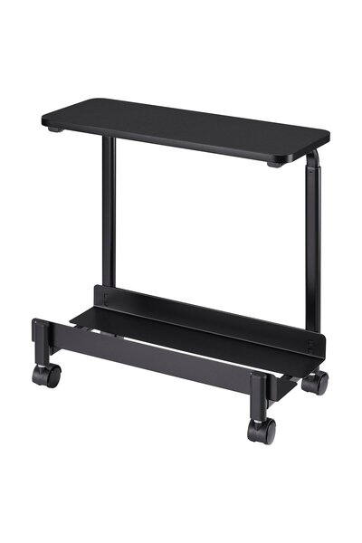 IKEA LÅNESPELARE Computer cart with shelf, black, 50 x 27 cm