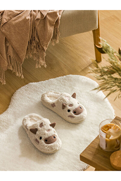 LC Waikiki Seray Yeni Sezon Hayvan Nakışlı Kadın Ev Terliği