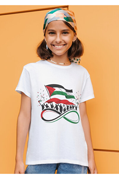 ALPŞAN TİCARET Palestine Flag Unisex T-Shirt – Support and Awareness Child Adult