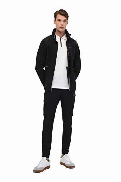 lumberjack ML SAVA 18ITL-811 5PR Siyah Erkek Eşofman Üstü