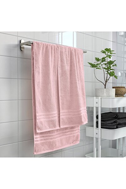 IKEA BROKGLIM Bath sheet, pink, 100 x 150 cm