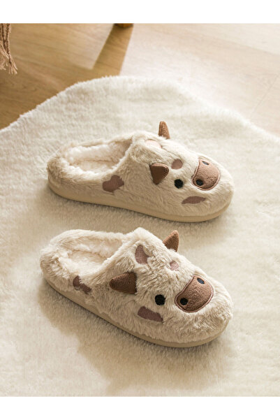 LC Waikiki Seray Yeni Sezon Hayvan Nakışlı Kadın Ev Terliği