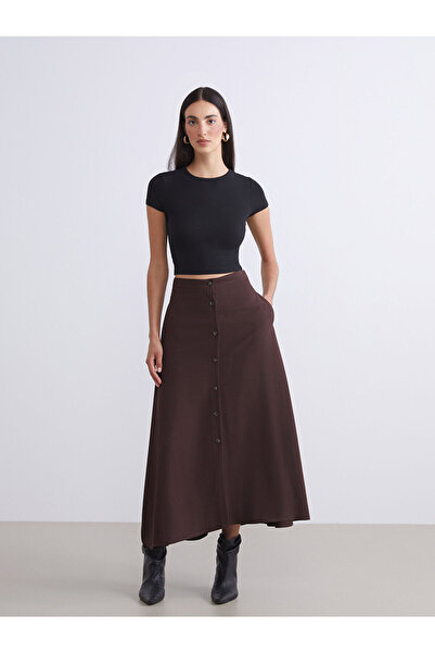 LC Waikiki Vizyon Yeni Sezon Loose Fit A Kesim Müslin Etek