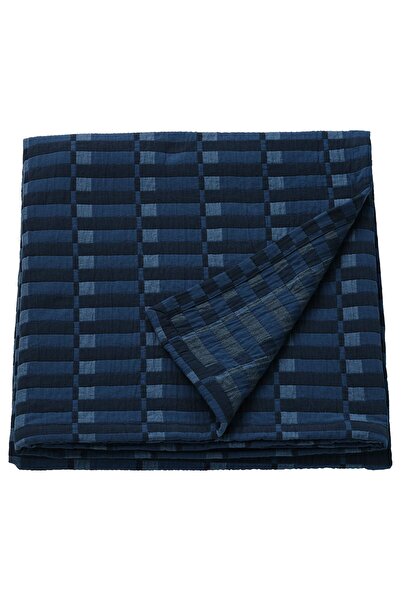IKEA SKOGSKOVALL Bedspread, blue, 260 x 250 cm