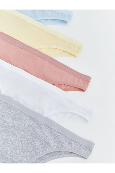 LC Waikiki Artı New Season Plain Brazilian Panties 5-Pack