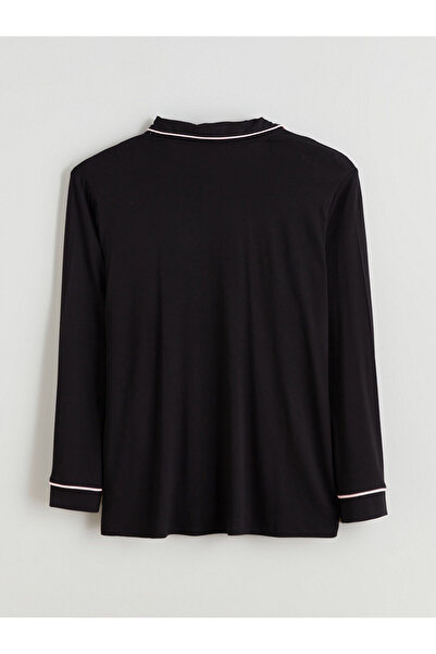 LC Waikiki New Season Plus Size Shirt Collar Women's Pajama Set