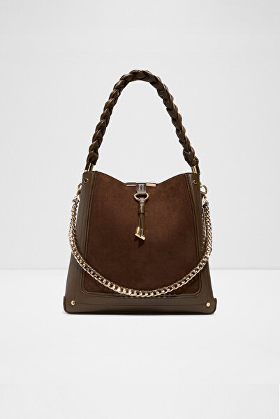 Aldo NALAYNA - Kadın Orta Boy Kahverengi Tek Bölmeli Çıkarılabilir Ayarlı Çap...