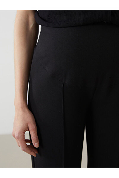 LC Waikiki Elastic Waistband Abdominal Panel Bottom S5Fn08Z8Nvy Maternity Sweatpants