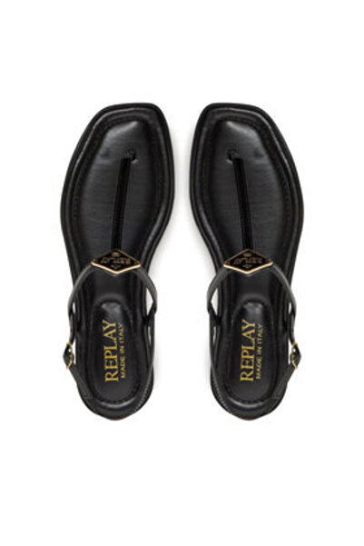 Replay Γυναικεία σανδάλια μαύρα REPLAY-GWF6A .000.C0001S 003 ΜΑΥΡΑ
