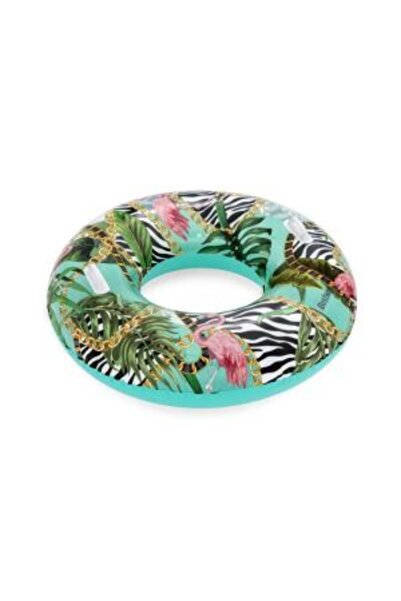 BESTWAY Inflatable Swimming Ring for Kids 12 Years, MCT 36302, 114 cm, Multicolor