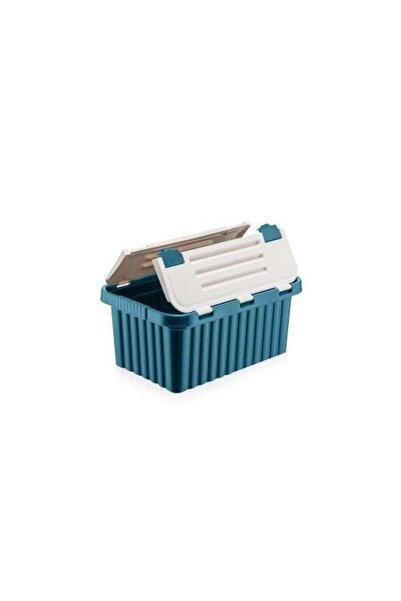 OEM Storage Box 18 L, with Built-in Lid, Colored Plastic