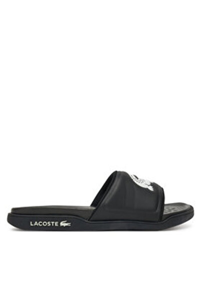 Lacoste Γυναικείες σαγιονάρες μαύρες LACOSTE-749CFA0041 312 ΜΠΛΕ/ΛΕΥΚΟ