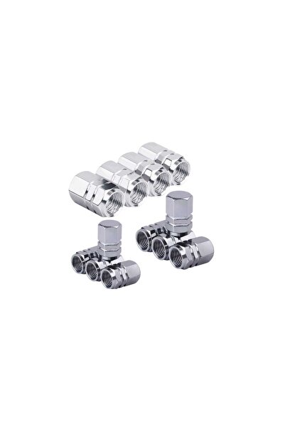 Mercaton Set 12 capace hexagonale pentru valve automate, aliaj de aluminiu, 1...