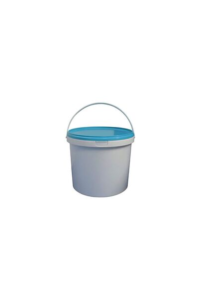 Mercaton Food Bucket with Lid, HDPE Plastic, 600 ML Capacity