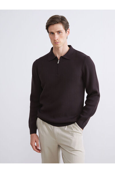 LC Waikiki New Season Polo Neck Men's Knitwear Sweater