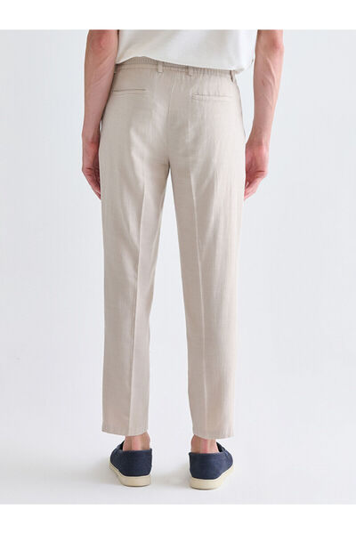 LC Waikiki Peak Yeni Sezon Standart Kalıp Keten Görünümlü Erkek Pantolon