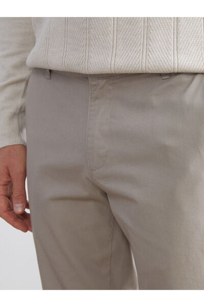 LC Waikiki Beige Standard Fit Men's Chino Trousers