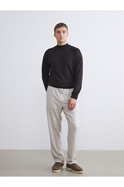 LC Waikiki İzr New Season Half Turtleneck Long Sleeve Men's Knitwear Sweater