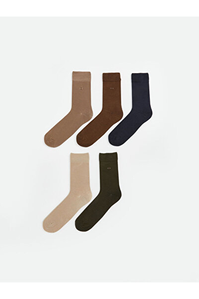 LC Waikiki Desenli Bambu Erkek Soket Çorap 5'li