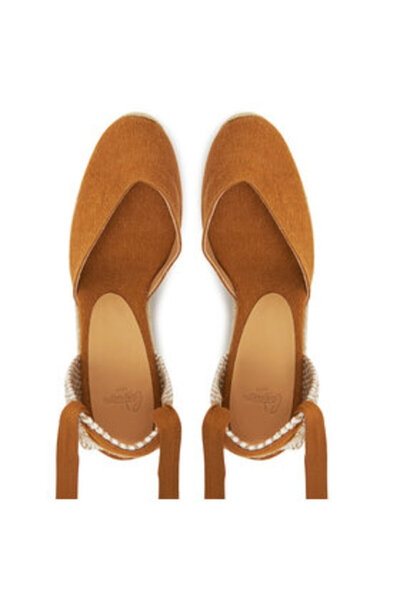 Castaner Γυναικείες εσπαντρίγιες καφέ CASTANER-021668-1005 AMBAR