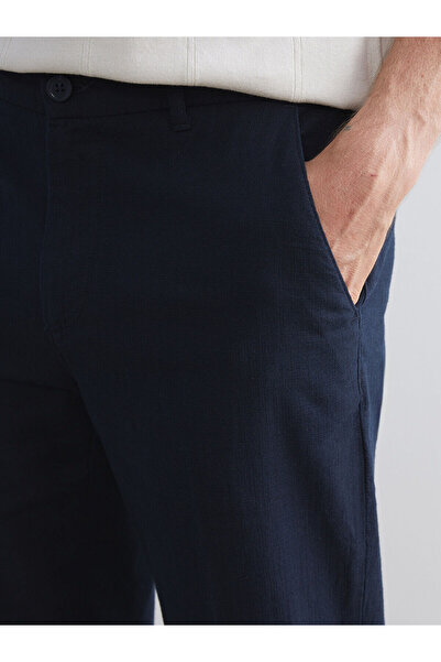 LC Waikiki Standart Kalıp Keten Görünümlü Erkek Pantolon