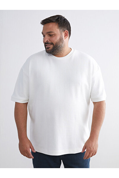 LC Waikiki Vizyon New Season Large Size Short Sleeve Men's T-Shirt