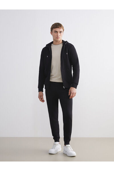 LC Waikiki Özmarka Yeni Sezon Kapüşonlu Uzun Kollu Erkek Fermuarlı Sweatshirt