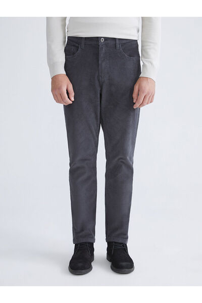 LC Waikiki Özmarka Yeni Sezon Standart Kalıp Kadife Erkek Chino Pantolon
