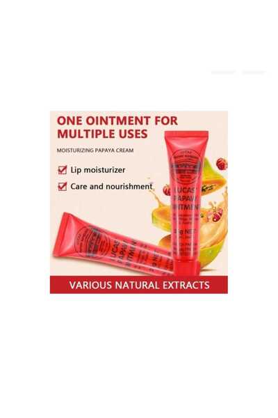 LUCAS كريم مرطب الشفاه بخلاصة البابايا الأسترالية، تأثير ترطيب مزدوج